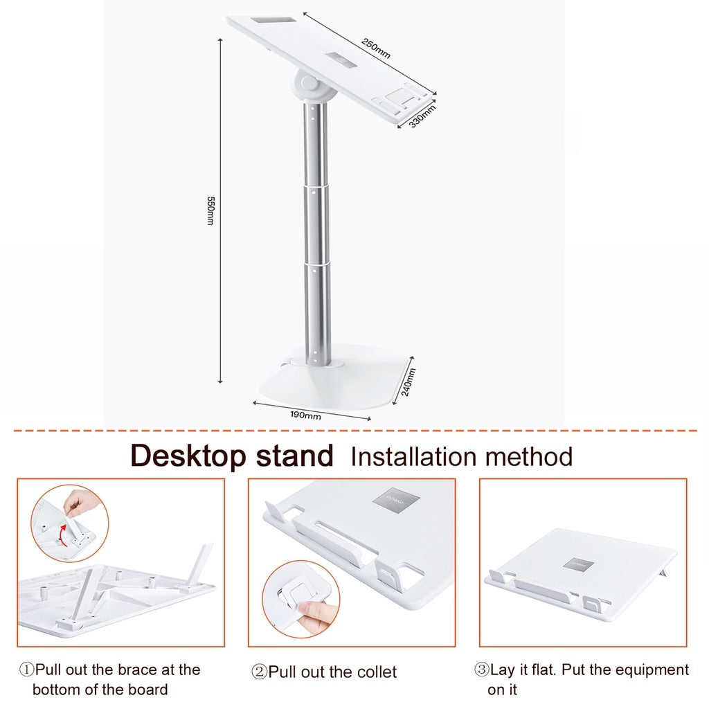 Sikunuo | Adjustable Height Ergonomic Laptop Stand