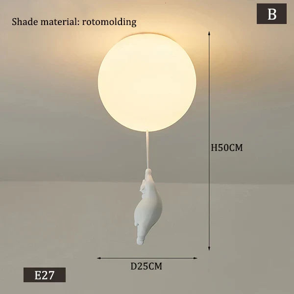 Sikunuo | Hanging Bears Balloons Lamp