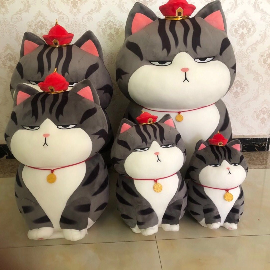 Sikunuo | Moody Cat Soft Cuddly Plush Pillow