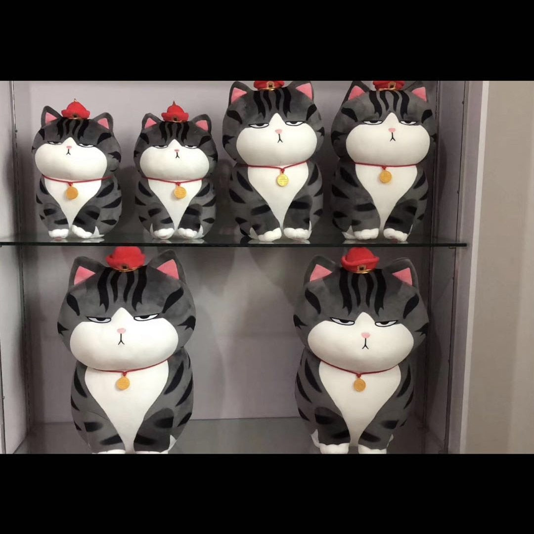 Sikunuo | Moody Cat Soft Cuddly Plush Pillow