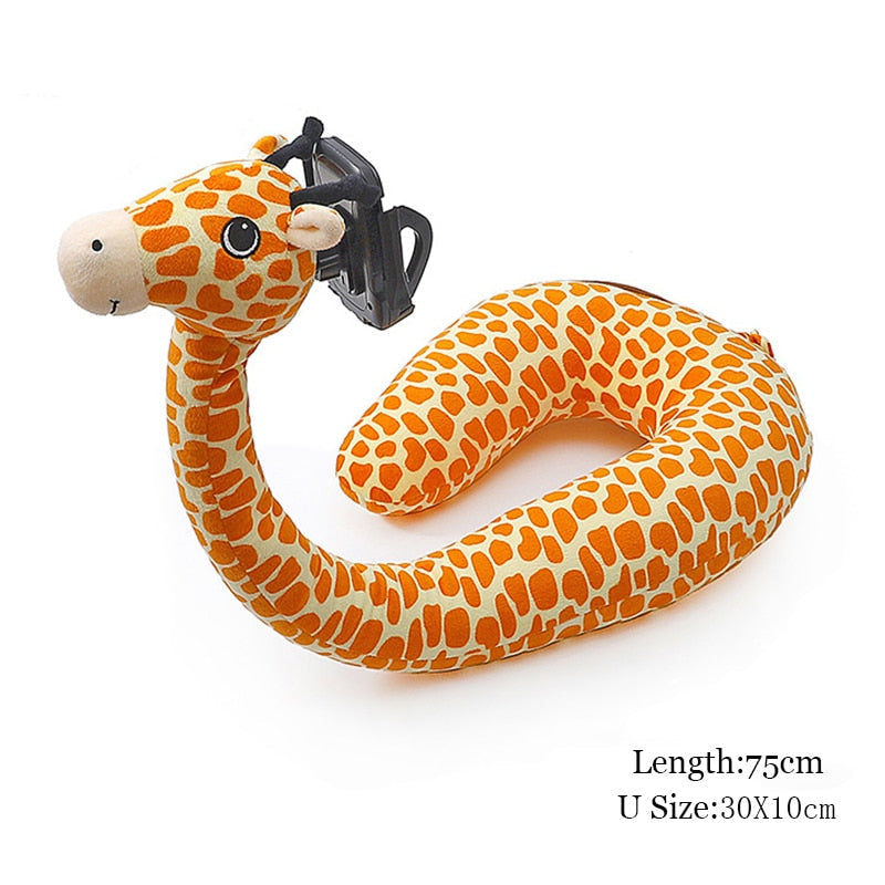Sikunuo | Animal Neck Pillow Hands-Free Phone Holder