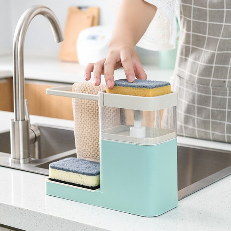 Sikunuo | Kitchen Cloth Hanger Soap Dispenser