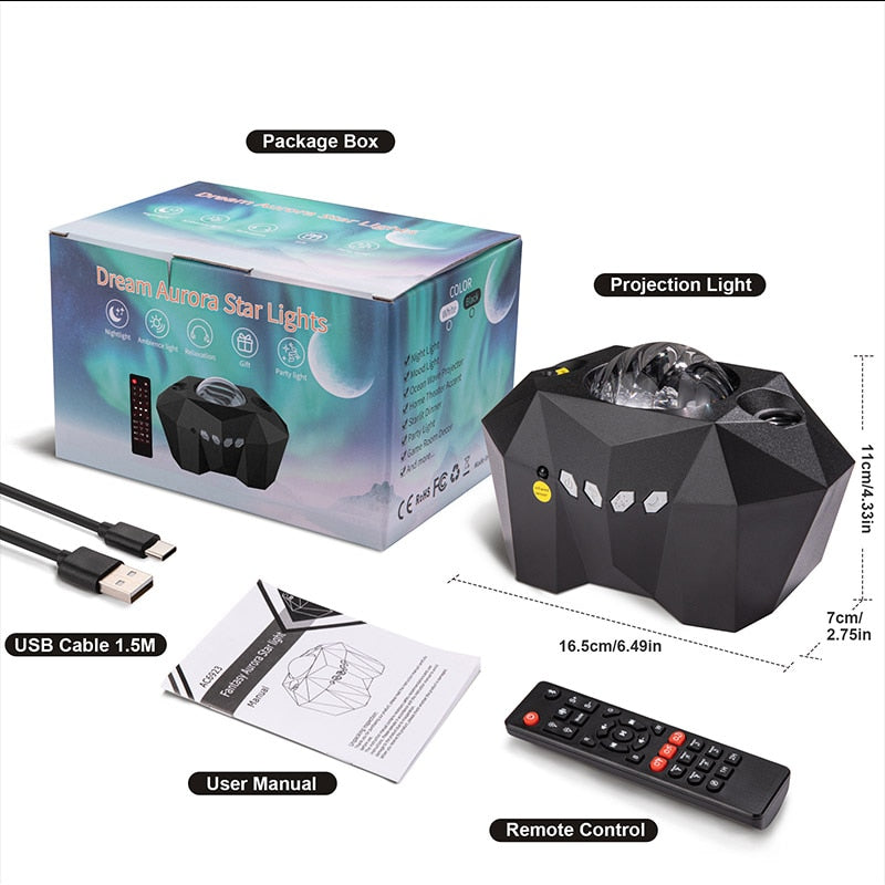 Sikunuo | Starlight Glowy Atmosphere Projector Lamp