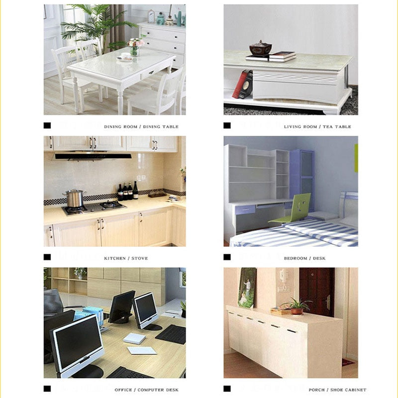 Sikunuo | Transparent Frosted PVS Table Protector