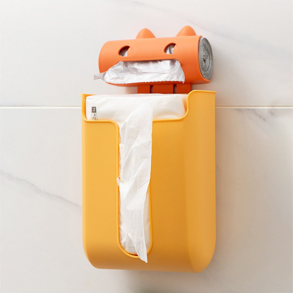 Sikunuo | Mini Garbage Bag Dispenser Storage Rack