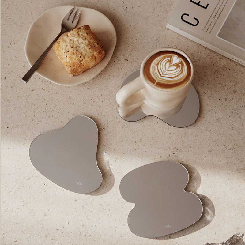 Sikunuo | Nordic Irregular Mirror Drink Coaster