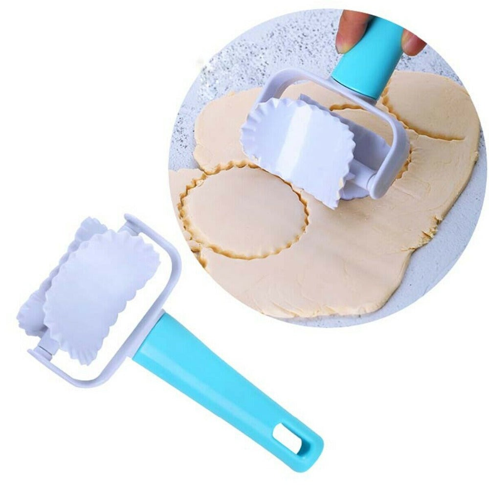 Sikunuo | 3Pcs Cake Decorating Dough Cutter Roller