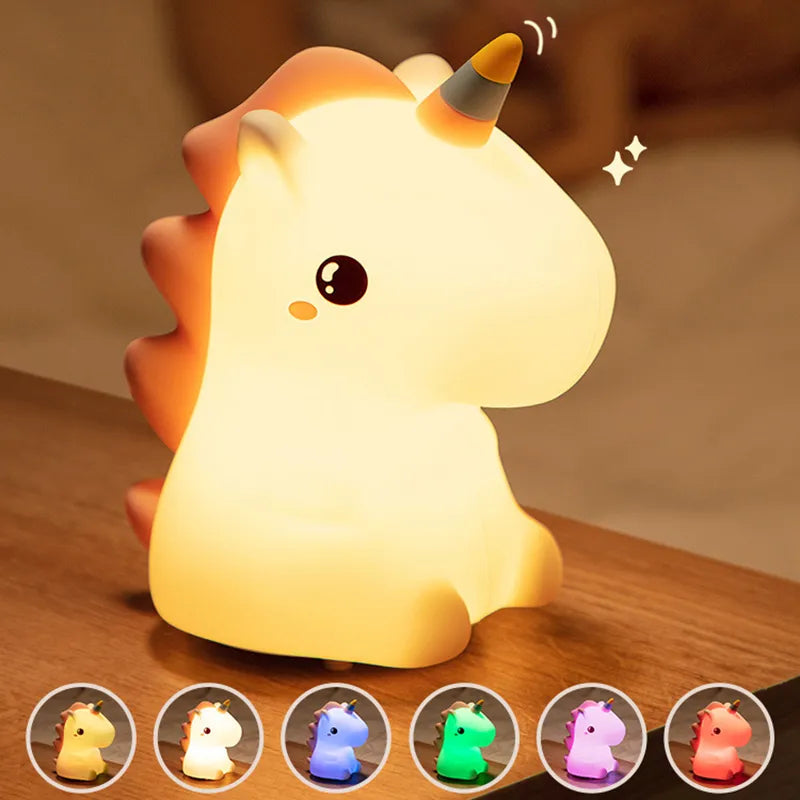 Sikunuo | Dreamy Unicorn Soft LED Bedroom Led Lamp
