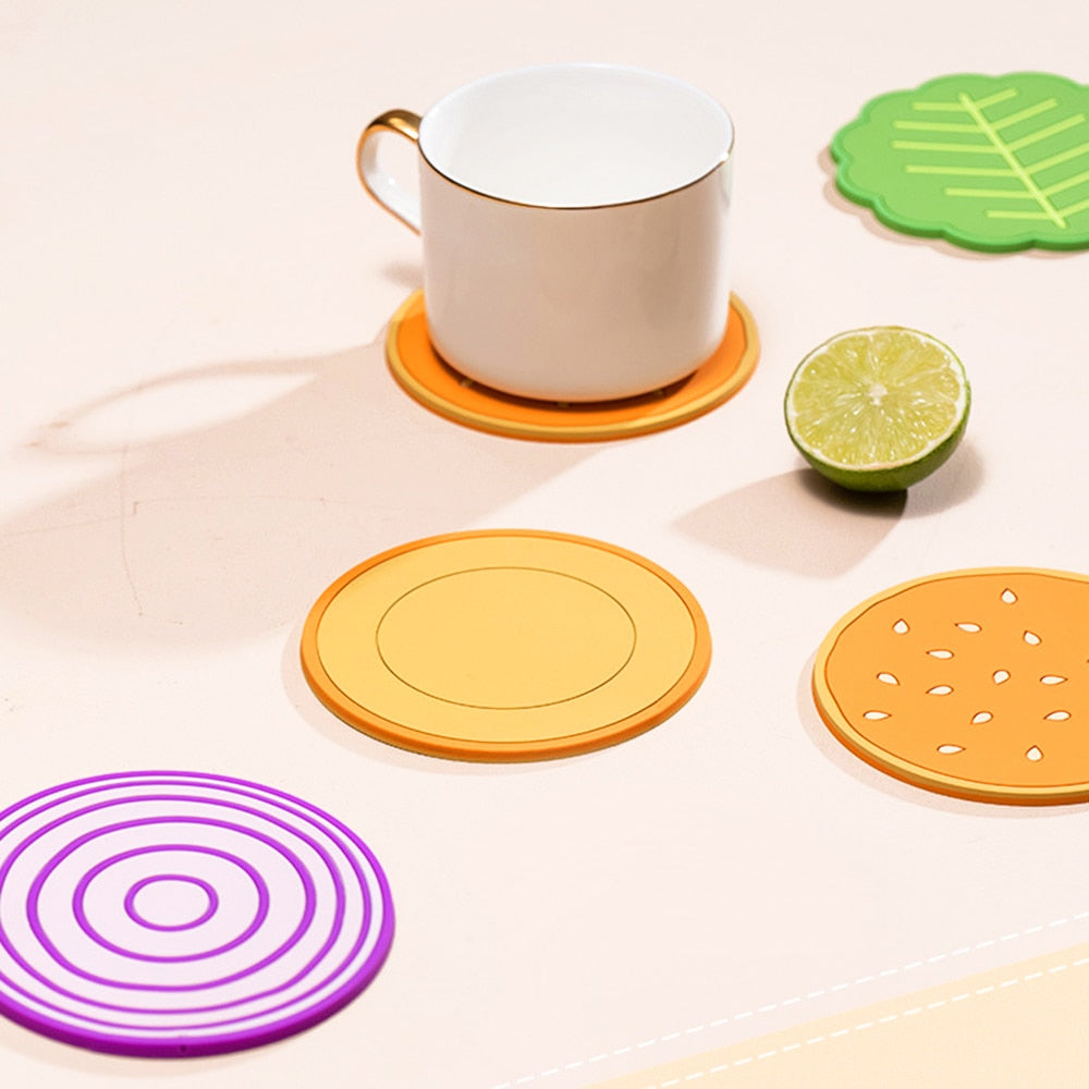 Sikunuo | Burger Coaster Decor Set
