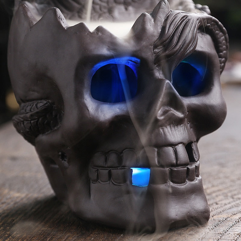 Sikunuo | Dragon Skull LED Incense Burner