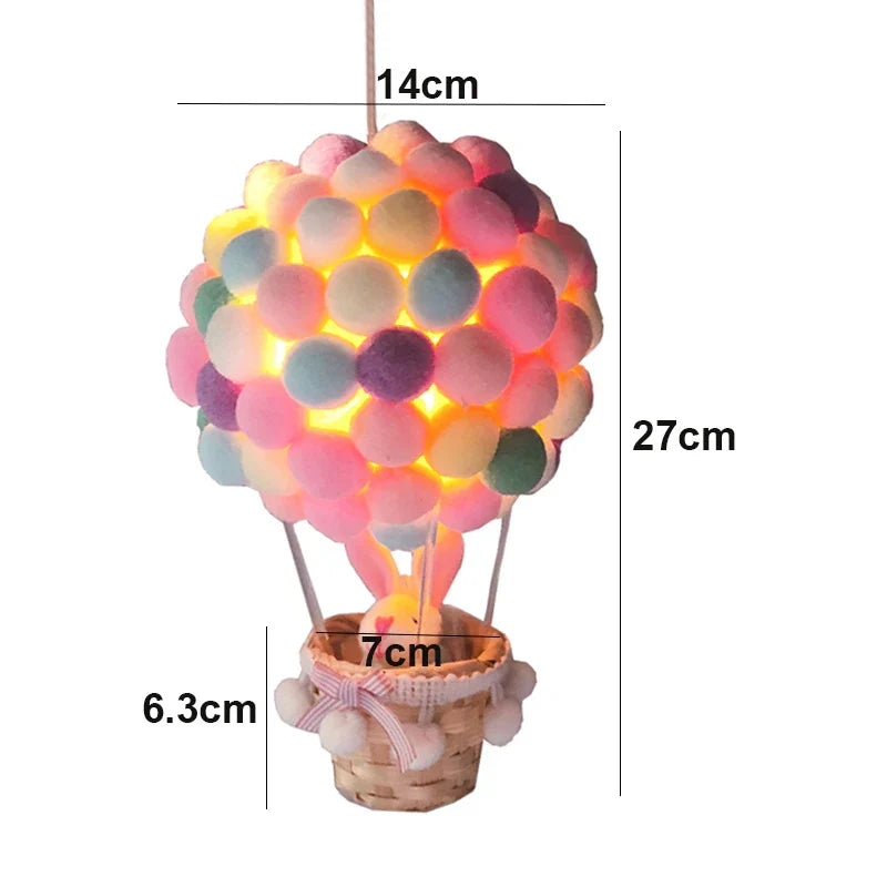 Sikunuo | DIY Hot Air Balloon-Shape Flying Animals Night Lamp