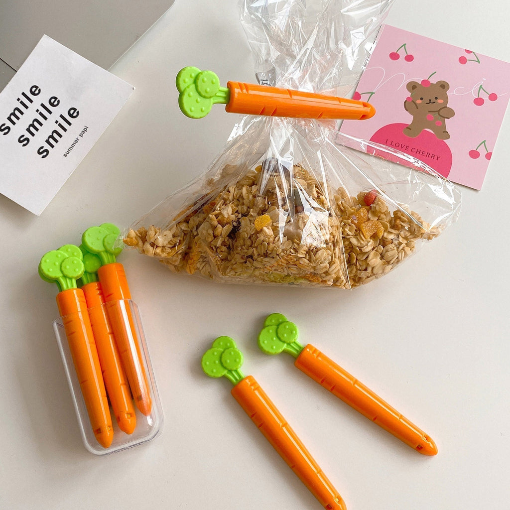 Sikunuo | 5pcs Sealing Carrot Bag Clips