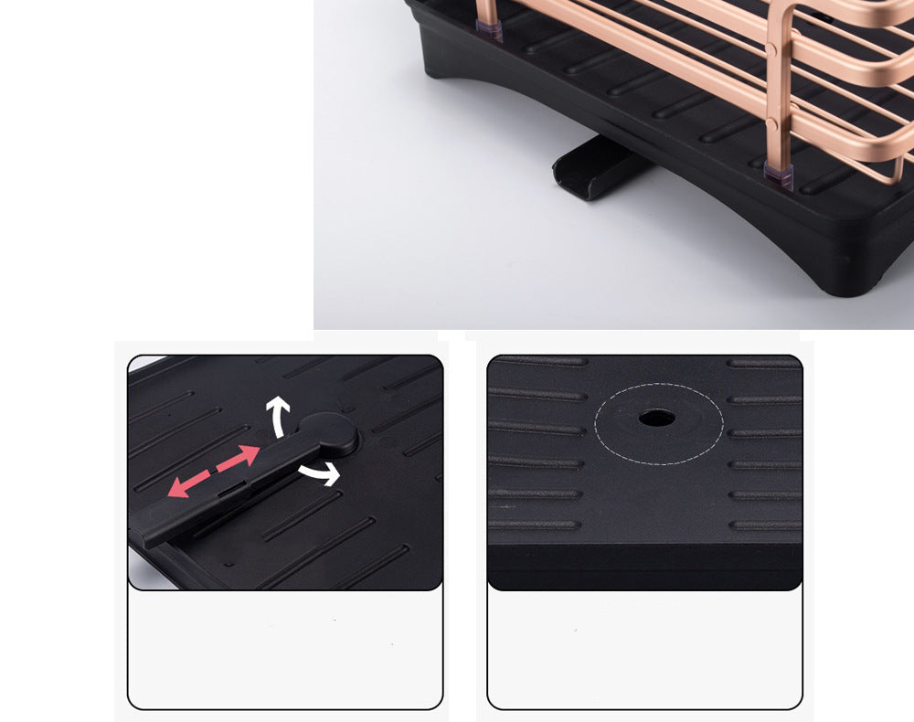 Sikunuo | Creative Kitchen Matte Dish Drying Rack