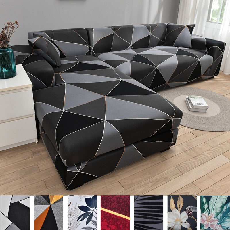 Sikunuo | Modern Non-slip Colorful Elastic Sofa Cover