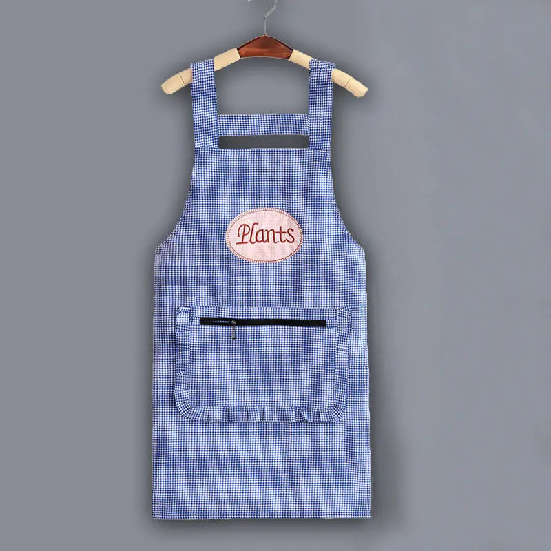 Sikunuo | Cute Long Sleeve Waterproof Kitchen Apron