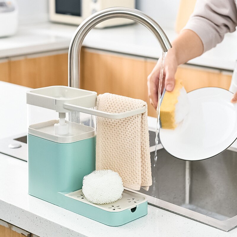 Sikunuo | Kitchen Cloth Hanger Soap Dispenser