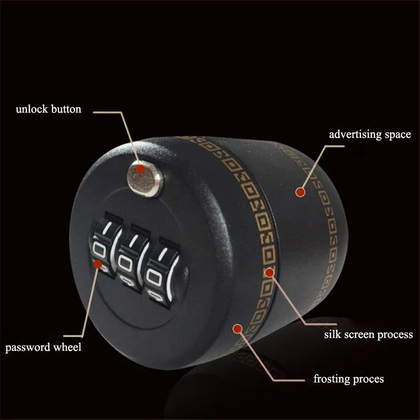 Sikunuo | Drink Safe Reusable Childproof Password Lock Wine Bottle Stopper