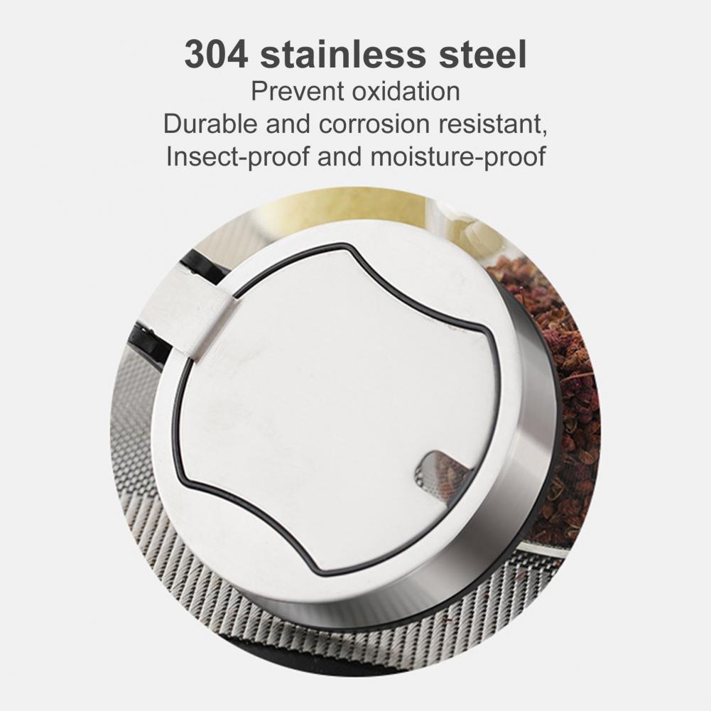 Sikunuo | Moisture Proof Elegant Glass Seasoning Storage Jar