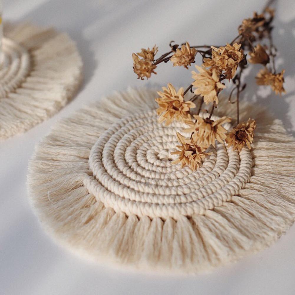 Sikunuo | Nordic Macrame Cup Cloth Coaster