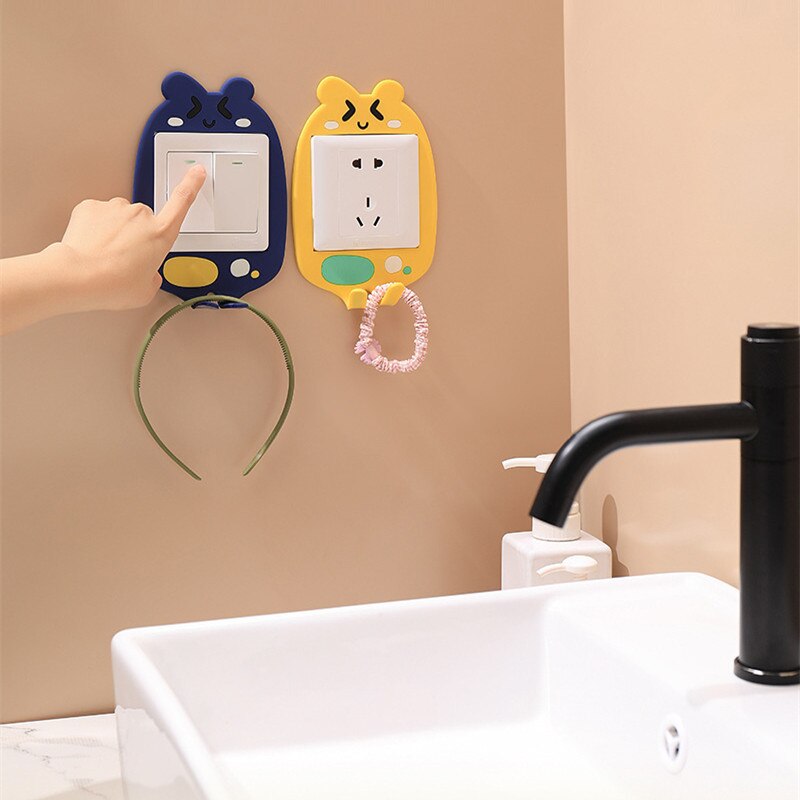 Sikunuo | 3D Luminous Cartoon Hook Outlet Sticker