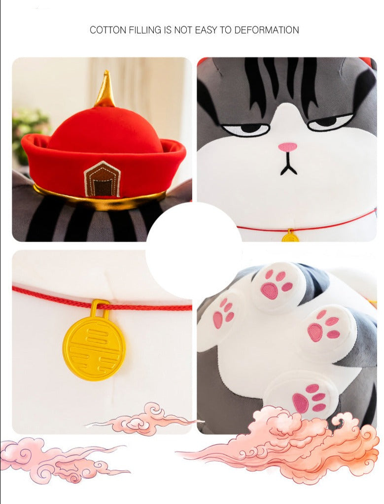 Sikunuo | Moody Cat Soft Cuddly Plush Pillow
