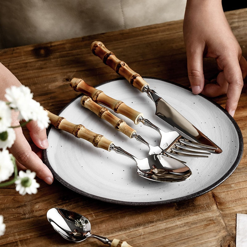 Sikunuo | Creative Retro Bamboo Cutlery