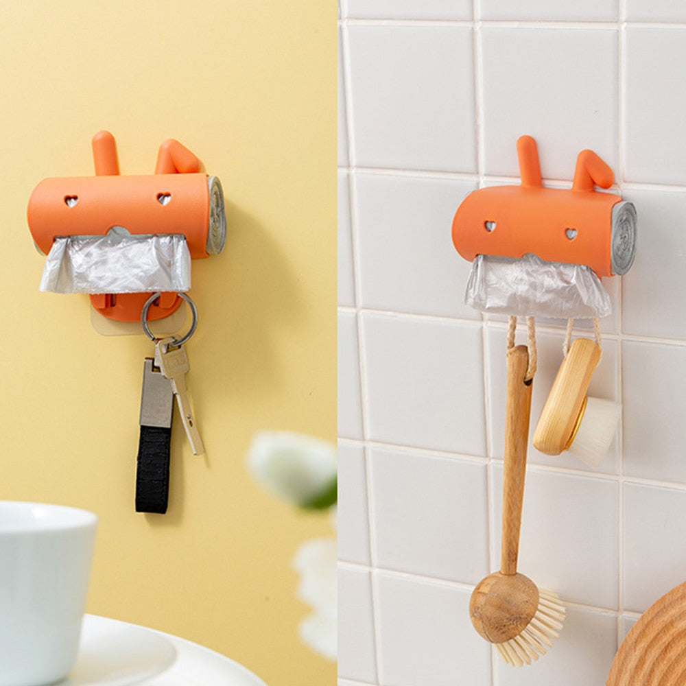 Sikunuo | Mini Garbage Bag Dispenser Storage Rack