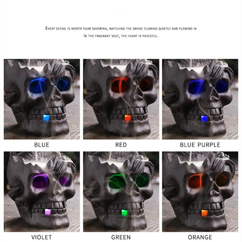 Sikunuo | Dragon Skull LED Incense Burner