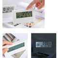 Sikunuo | Transparent Crystal Vision Multifunctional Desktop Clock