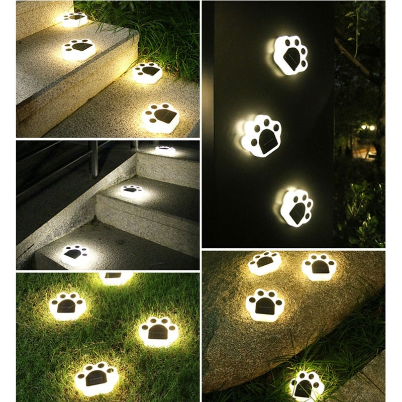 Sikunuo | Cat Paw Solar Powered Outdoor Floor Lamps