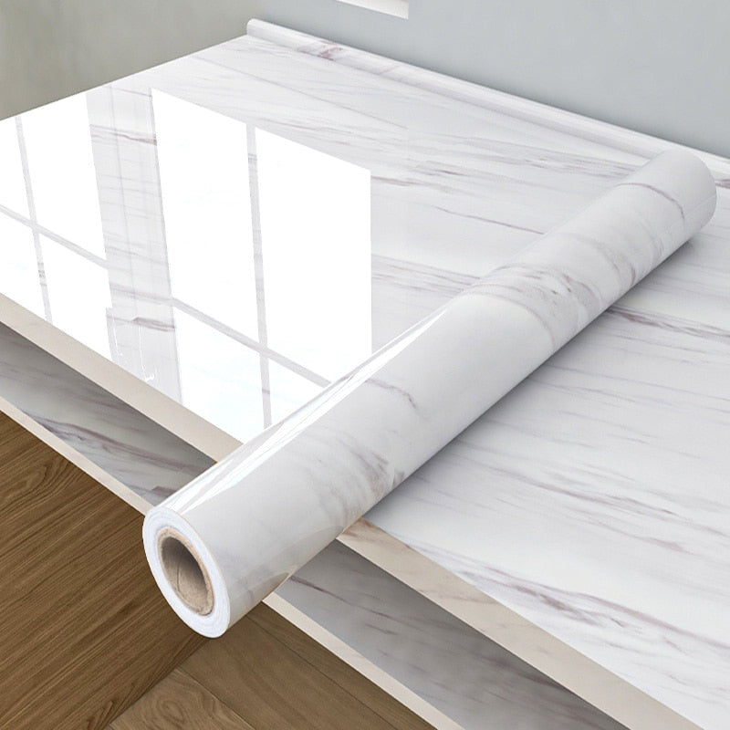 Sikunuo | Marble Effect Self-adhesive Waterproof Wallpaper