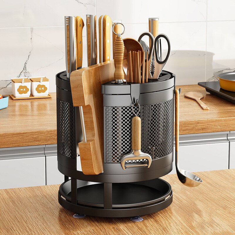 Sikunuo | Rotating Kitchen Organizer Shelf Box