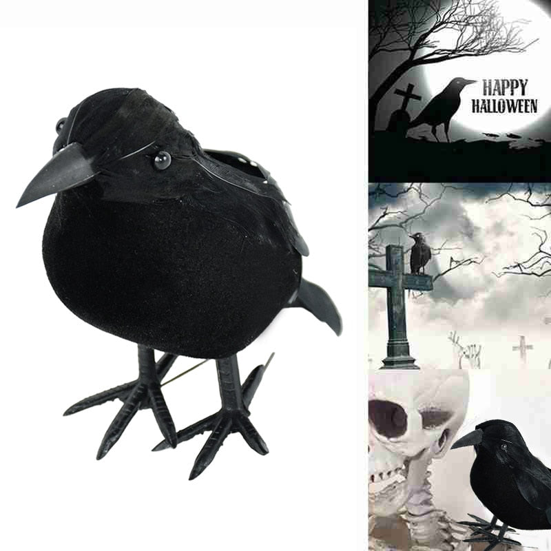 Sikunuo | Black Crow Halloween Home Decor