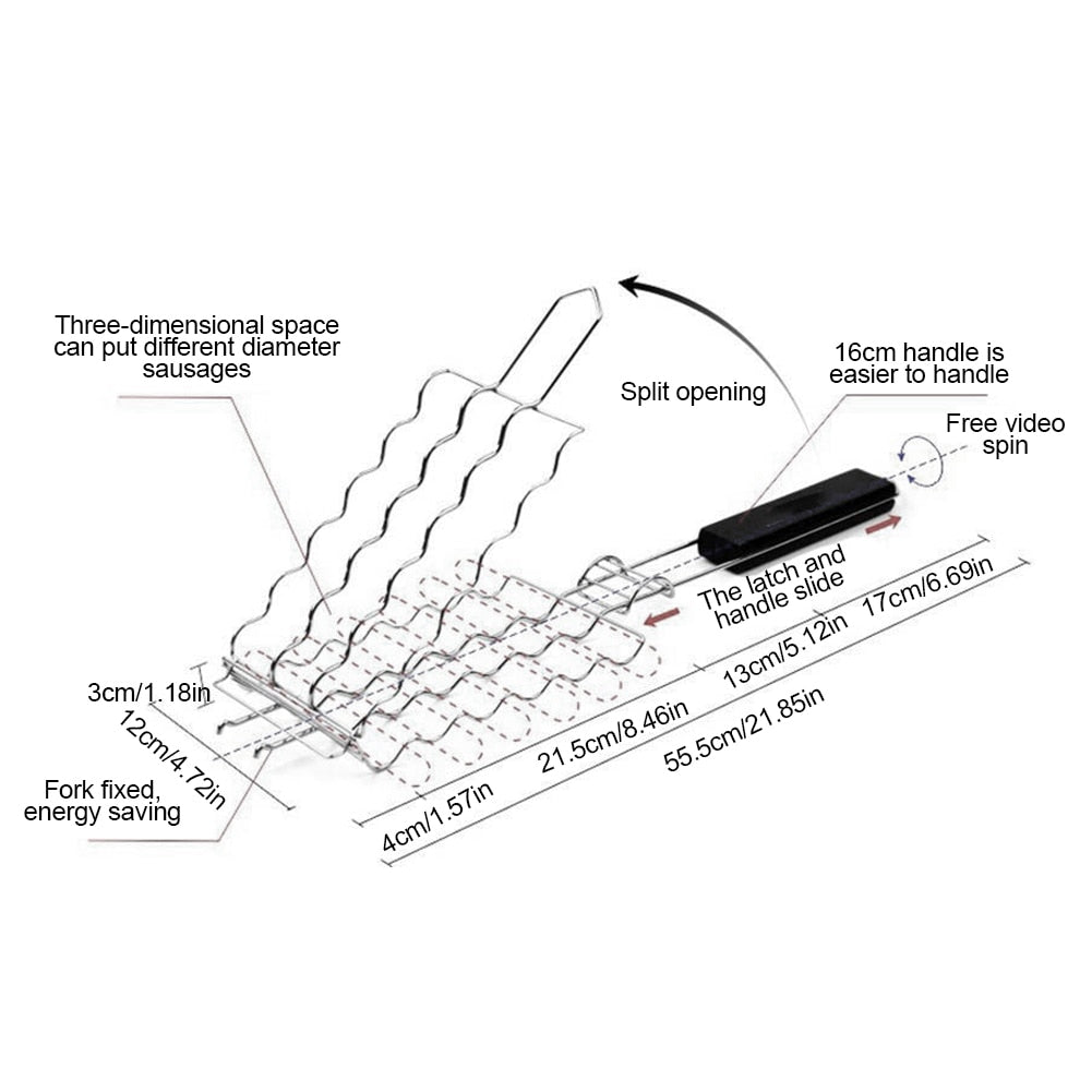 Sikunuo | Sausage Grilling Barbecue Rack