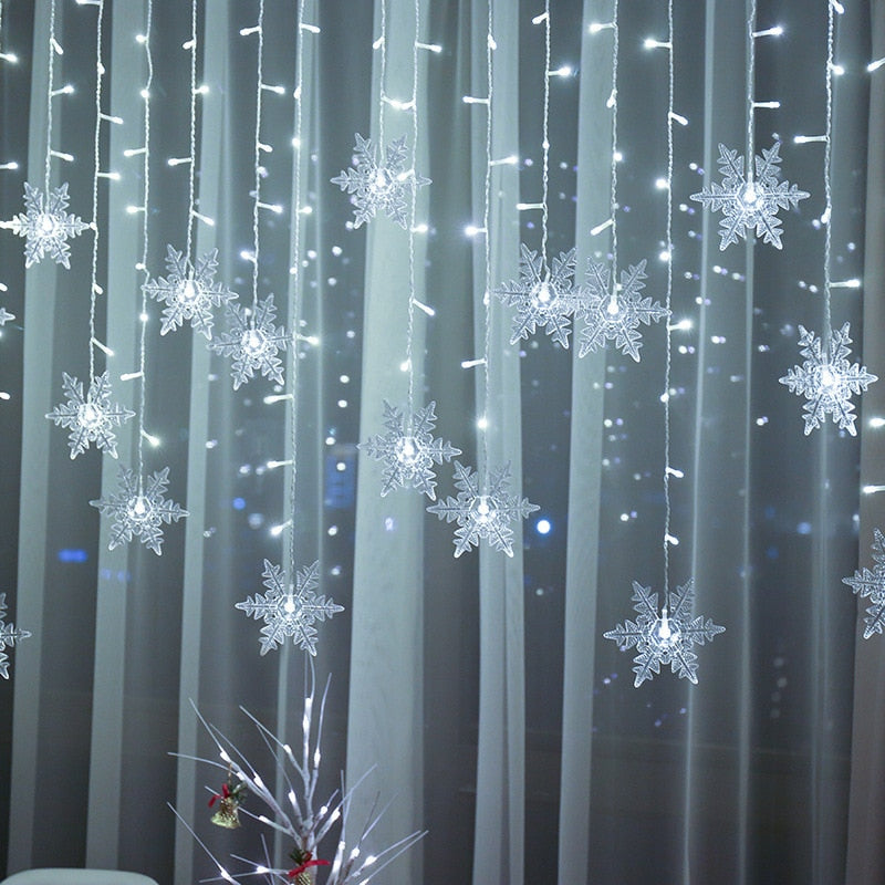 Sikunuo | LED Fairy Snowflake Lights