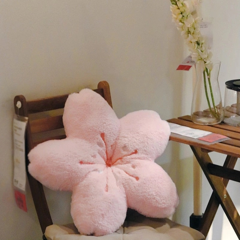 Sikunuo | Colorful Cherry Flower Seat Cushion Pillow