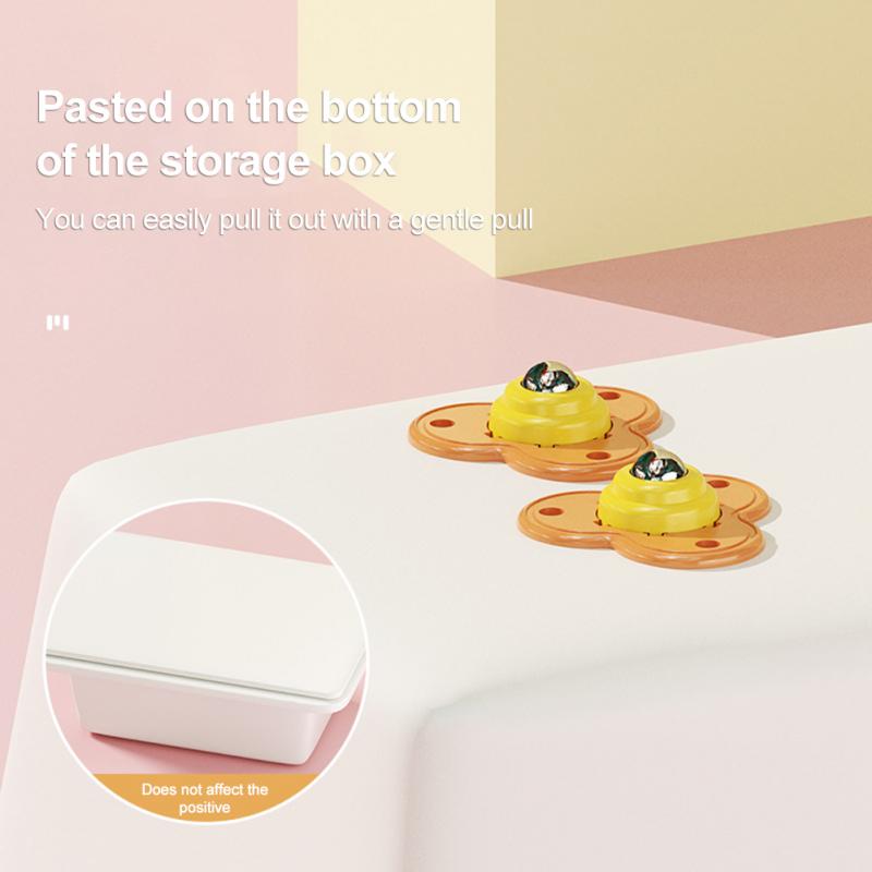 Sikunuo | 4Pcs Rotating Mini Wheels Furniture Movers