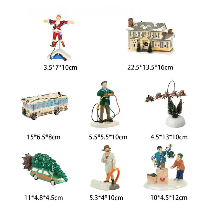 Sikunuo | Miniature Christmas House Desktop Decor