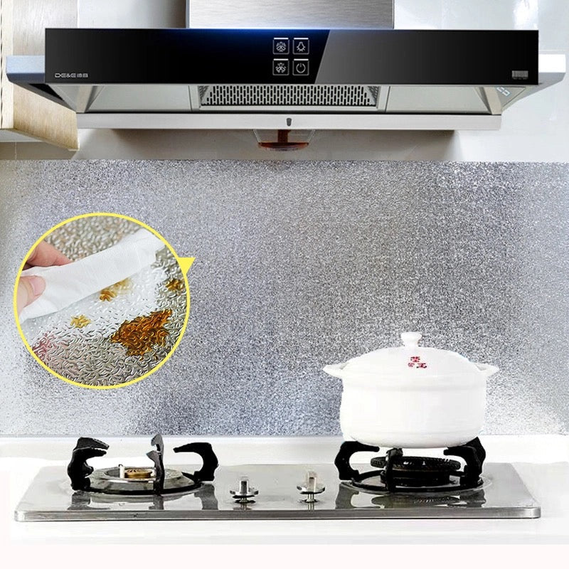 Sikunuo | Waterproof Self-Adhesive Kitchen Oil-proof Wallpapers