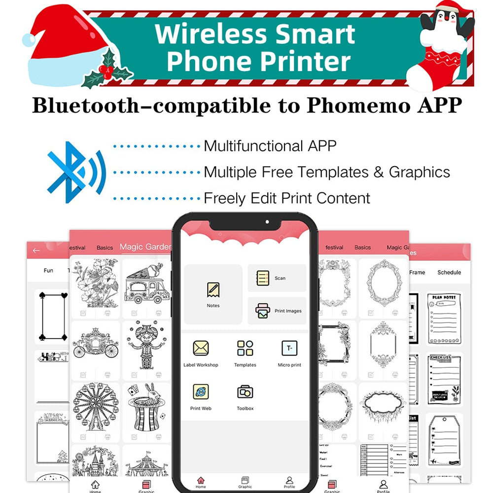 Sikunuo | Quick Snap Mini Portable Photo Printer