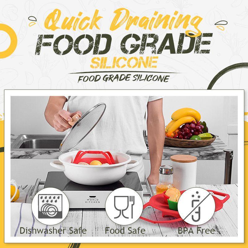 Sikunuo | Non-Slip Food Steaming Basket