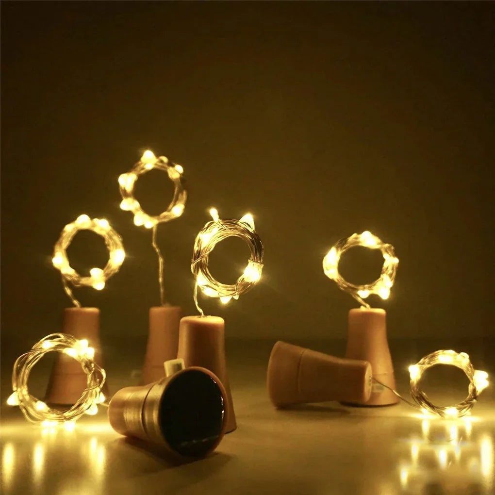 Sikunuo | Solar-Powered Bottle Cork String Lights