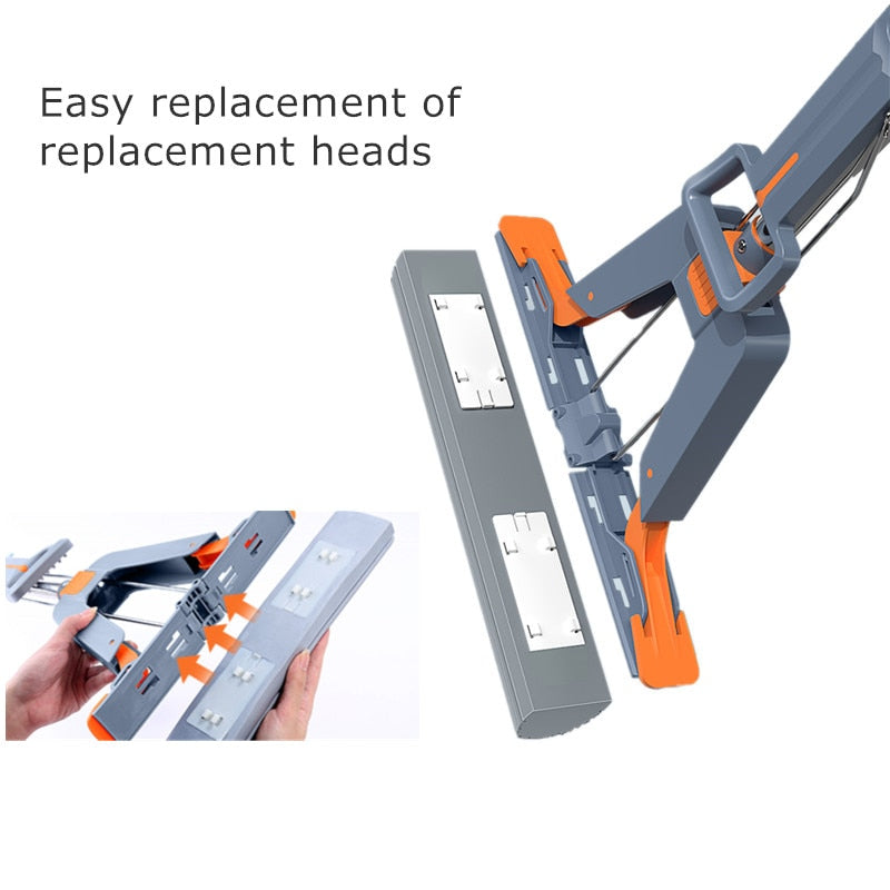 Sikunuo | Handle Ease Foldable Effortless Floor Mop