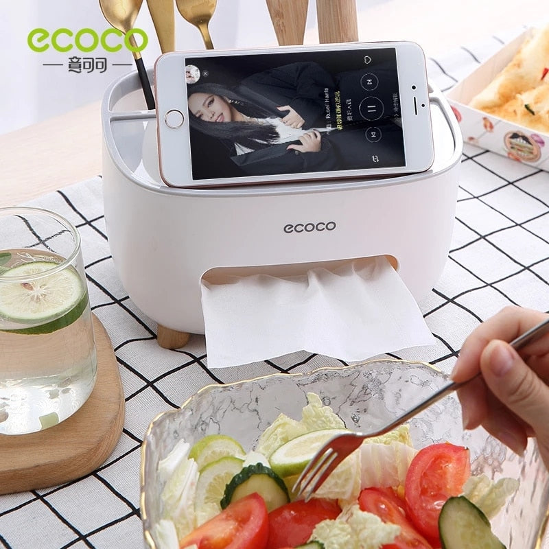 Sikunuo | Multi-Use Phone Holder Tissue Dispenser