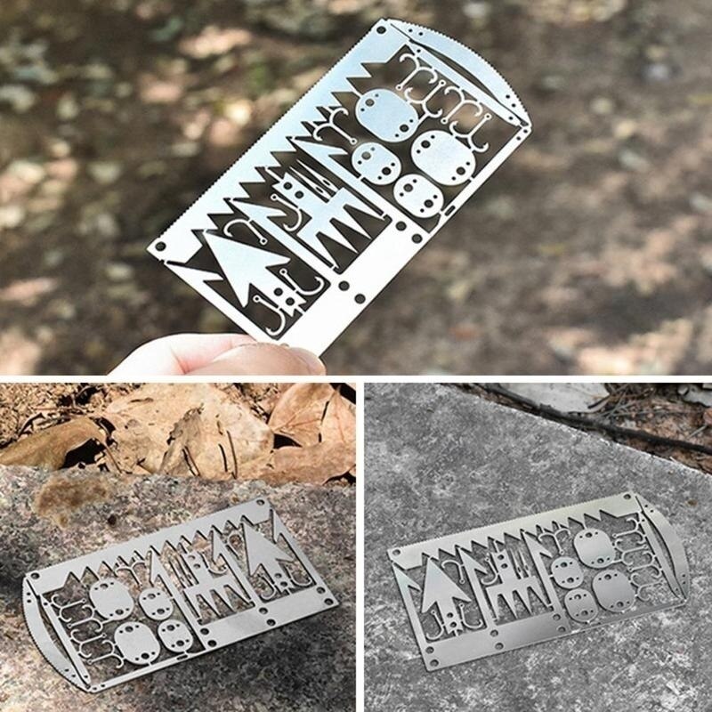 Sikunuo | 22in1 Stainless Steel Outdoor Survival Pocket Tool
