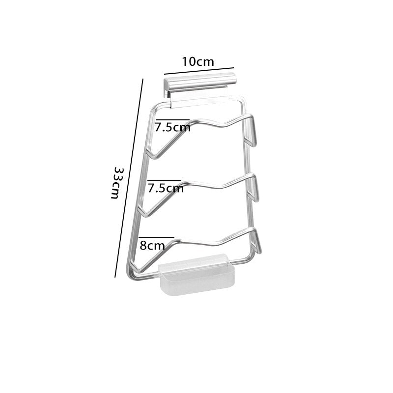 Sikunuo | Wall-Mounted Extreme Pot Lid Holder Rack