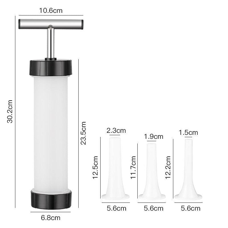 Sikunuo | Homemade Sausage Meat Maker Syringe Tool