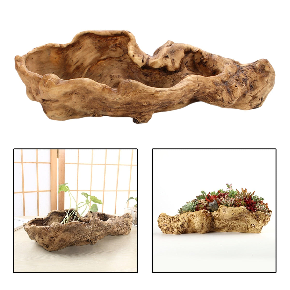 Sikunuo | Resin Tree Wood Table Vase