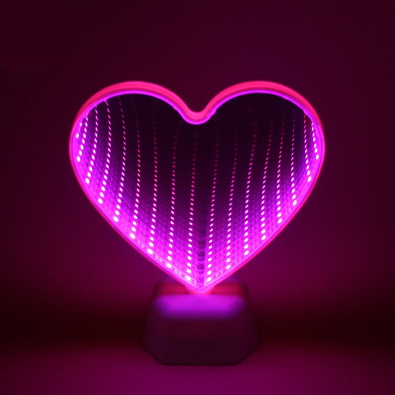 Sikunuo | Heart Mirror LED Night Lamp