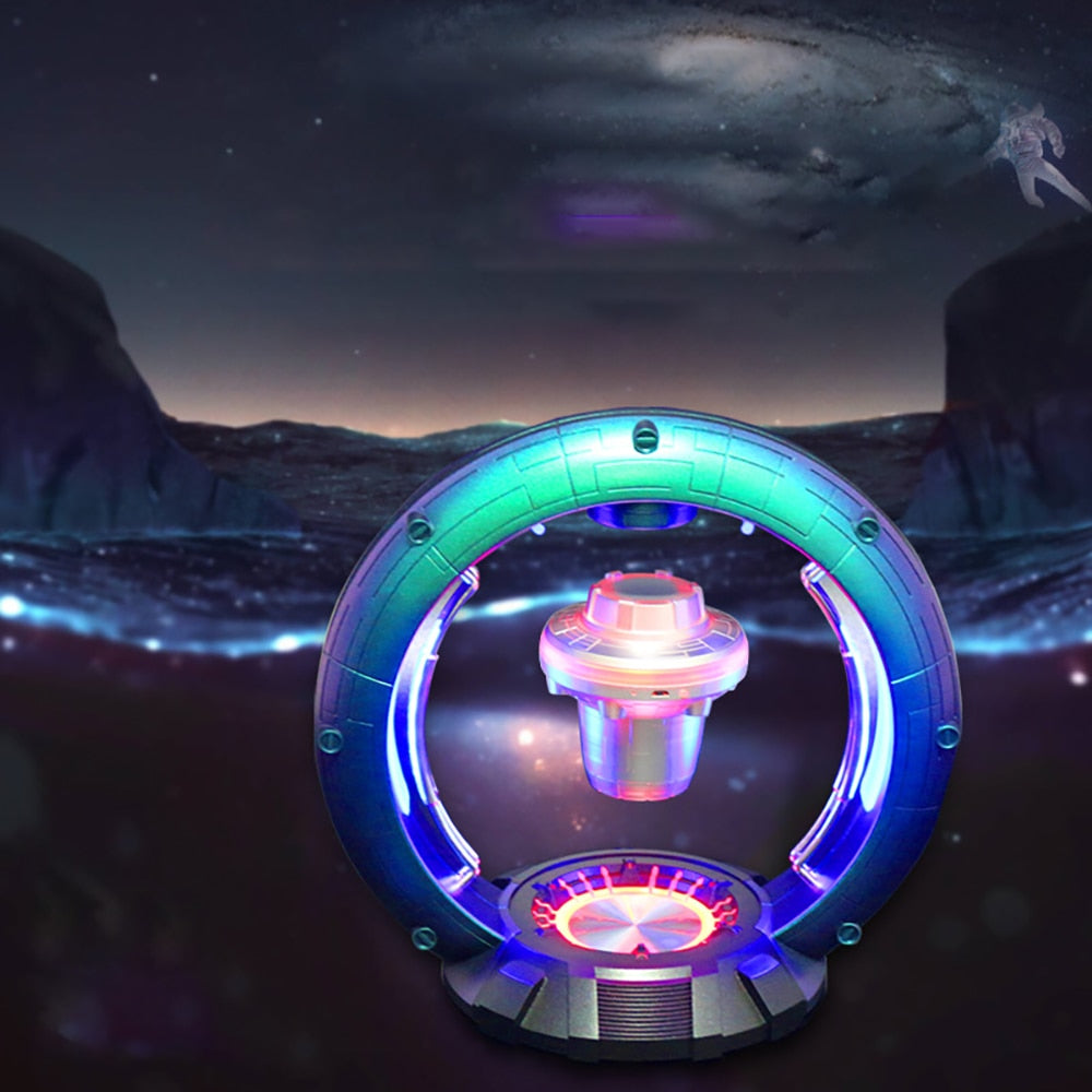 Sikunuo | Magnetic Levitating Spacecraft Speaker Night Lamp